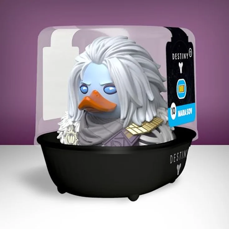 TUBBZ TUBBZ Erstausgabe: Destiny 2 - Mara Sov, Cosplaying-Gummiente Vinylfigur, 9 cm groß, in exklusiver Badewannen-Vitrine – Bild 2