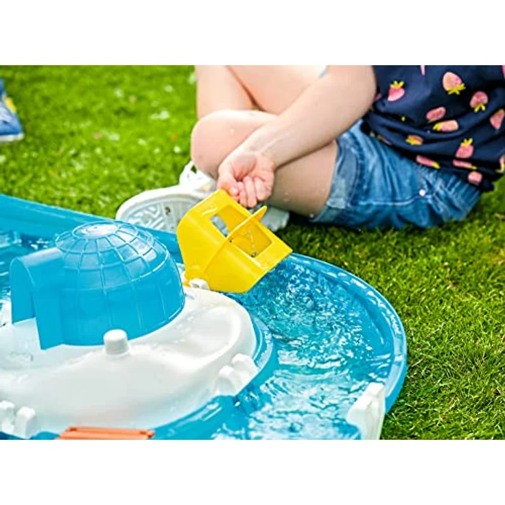Aquaplay 'Waterplay Polar' Wasserstraße, 106 cm x 65 cm x 25 cm, inkl. 1 Containerboot, 2 Spielfiguren – Bild 6