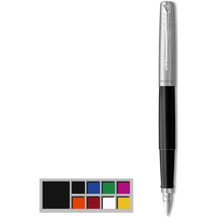 Parker Füllfederhalter Originals C.C Patronenfüller schwarz/silber M (mittel) – Bild 2