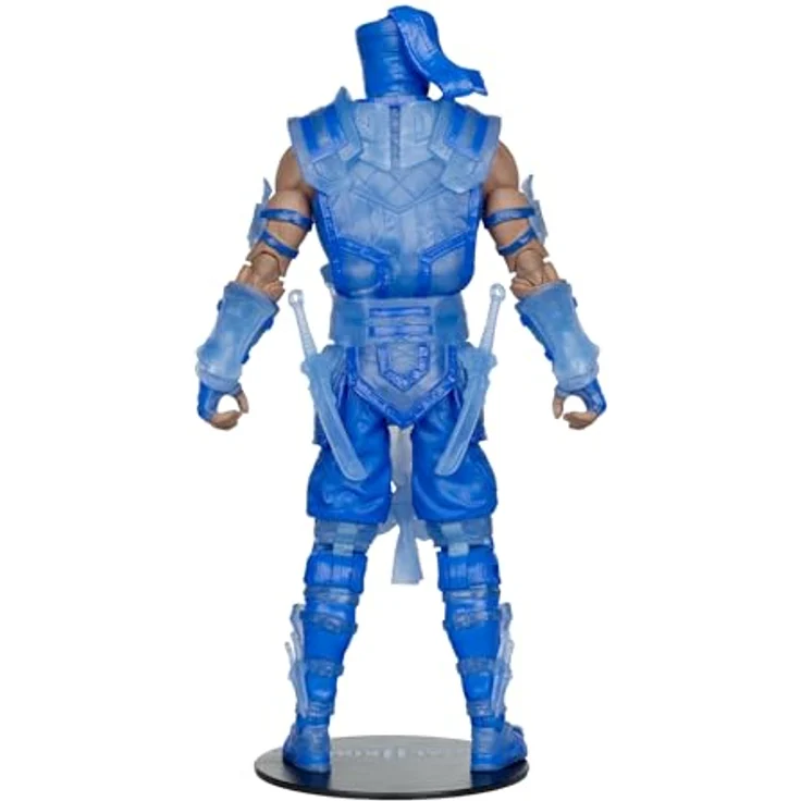 McFarlane Mortal Kombat Action Figure Glow in The Dark Edition Sub-Zero (Gold Label), 18 cm mit Zubehör und Base – Bild 4
