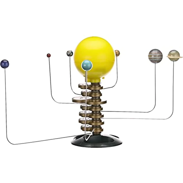 Buki Motorized Solar System, Experimentierkasten mit leuchtender Sonne und realistischem Umlauf der Planeten in 35 Minuten – Bild 10