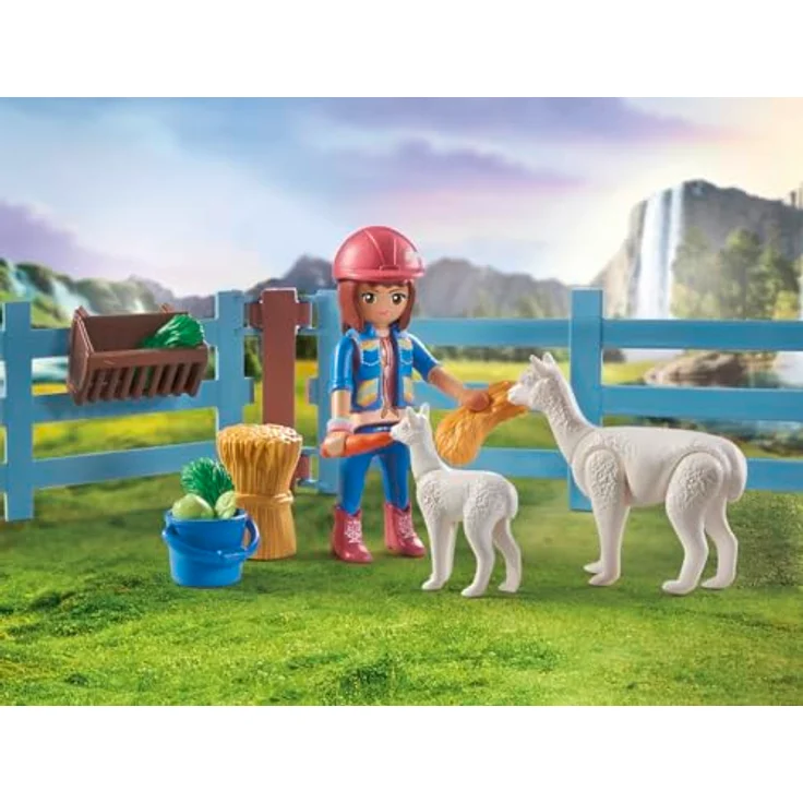 Playmobil® Konstruktions-Spielset Amelia & Whisper mit Pferdebox (71353), Horses of Waterfall, (117 St), teilweise aus recyceltem Material – Bild 6