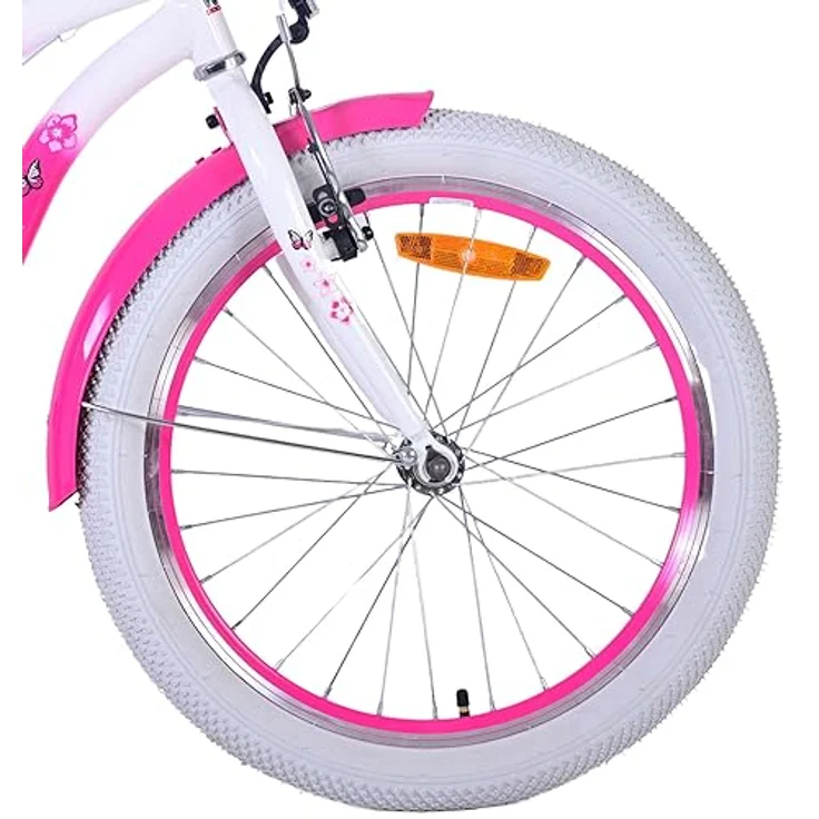 Volare Kinderfahrrad 20 ZOLL Kinder Mädchen Fahrrad Kinderfahrrad Rad LOVELY Rosa 22121, 1 Gang, Korb, Seitenständer, Gepäckträger – Bild 5