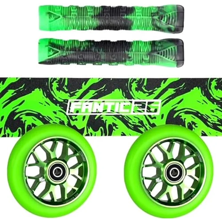 Fantic26 Stuntscooter A+, Ersatzteile Bundle mit 110mm Rollen, Griptape und Griffen – Bild 1