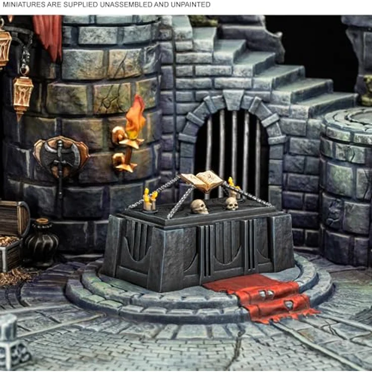 Atomic Mass Games Marvel: Crisis Protocol - Tomb of Dracula Terrain Pack, Erweiterung für Strategiespiel mit Geländeteil und One-Shot-Karten – Bild 4