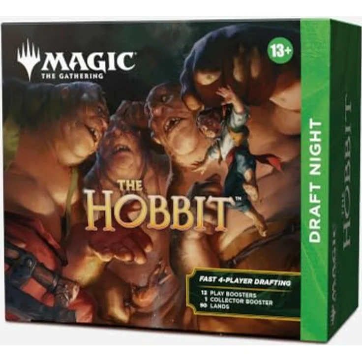 Wizards of the Coast D56680000, Magic: The Gathering Der Hobbit Draft-Party-Set für 4 Spieler, 12 Booster mit 14 Karten pro Booster – Bild 2