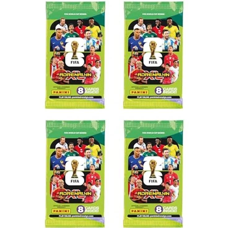 Panini FIFA World Cup 2026 Adrenalyn XL Trading Cards Pocket Tin, Metallbox mit 5 Packs und 4 limitierten Sammelkarten – Bild 12