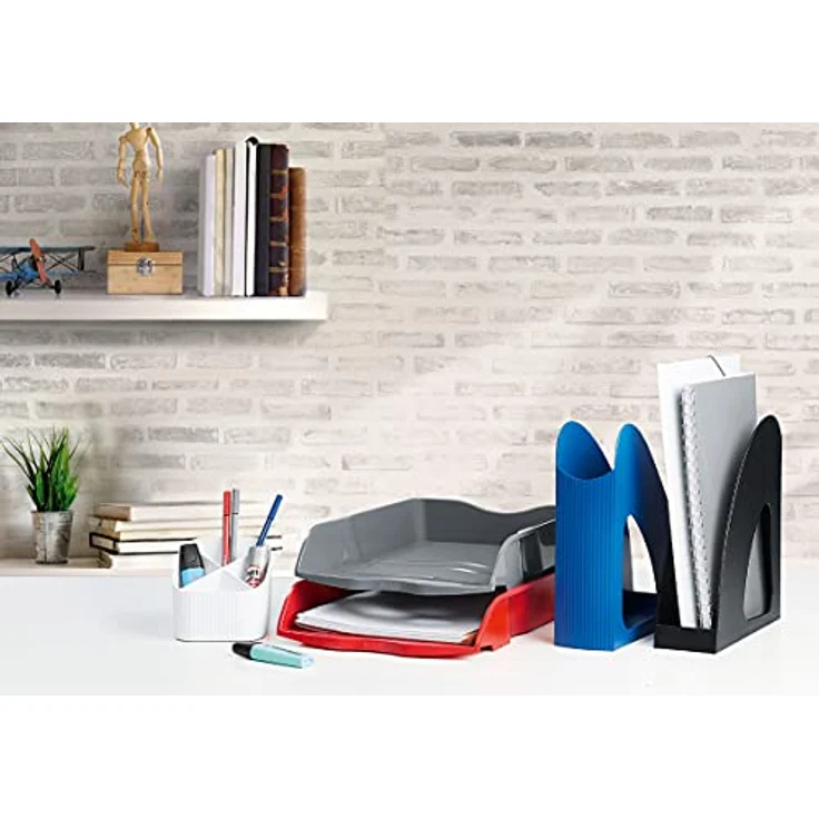 HAN Schreibtischköcher Re-X-LOOP – say yes to 100% recycled, modernes, junges Design für alle Schreibtischutensilien, schwarz, 17238-913 – Bild 5