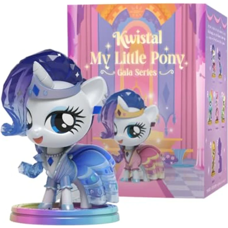 Mighty Jaxx Kwistal Fwenz My Little Pony Serie 3 Gala Edition, Sammelfigur mit magischer Kwistal-Optik und detaillierten Schönheitsflecken – Bild 7