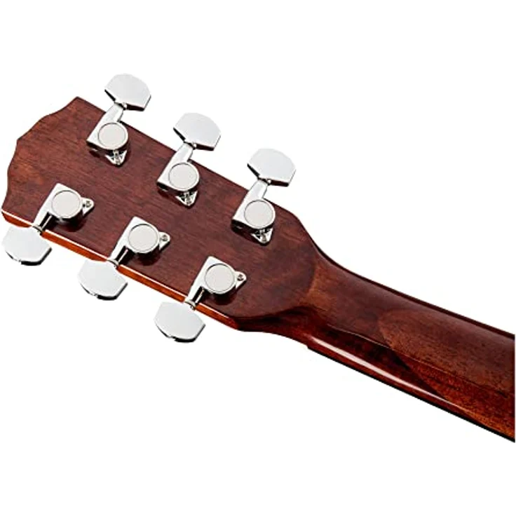 Fender Classic Design CD-60SCE, elektrisch-akoestische Westerngitarre aus Mahagoni mit eingebautem Tuner, braun – Bild 6