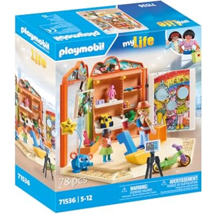Playmobil® Konstruktions-Spielset Spielwarenladen (71536), My Life, (78 St), Made in Europe – Bild 2