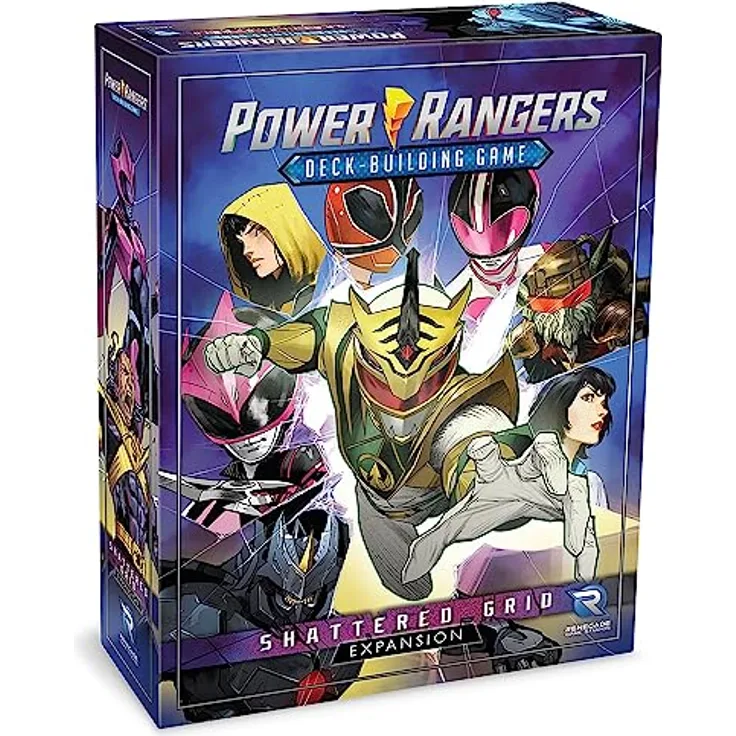 Renegade Power Rangers Deck-Building Game: Shattered Grid Expansion - Erweiterung für 2-4 Spieler, ab 14 Jahren, inkl. 38 Hauptdeckkarten und Megazord-Karte