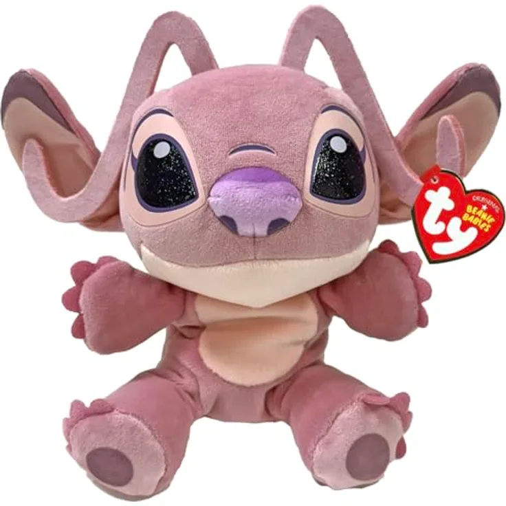 Beanie Babies Ty Angel - Kuschelplüschtier mit 15 cm Größe für Kinder ab 3 Jahren
