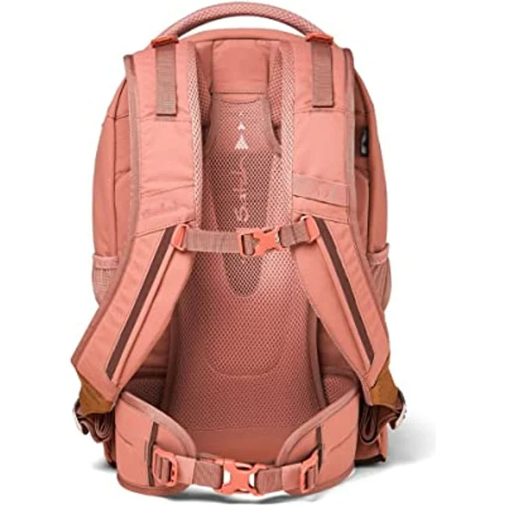Satch Pack Schulrucksack Set 3tlg. mit Schlamperbox und Sportbeutel, Nordic Coral, 30 Liter Volumen, wasserabweisend, aus 100% recycelten PET-Flaschen – Bild 3