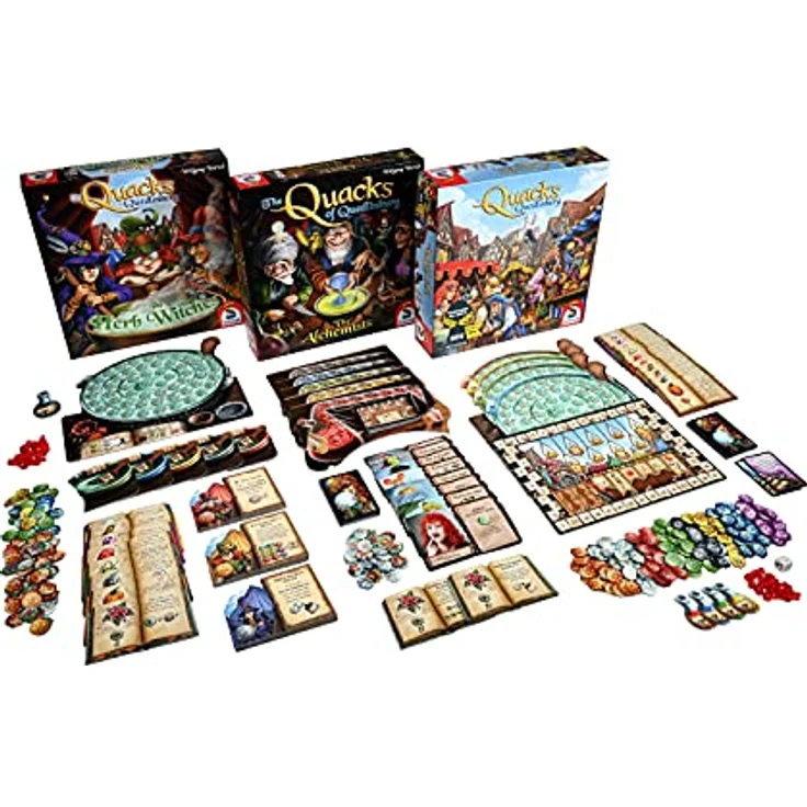 Schmidt The Quacks of Quedlinburg: The Alchemists Expansion, Brettspiel für 2-5 Spieler, ab 10 Jahren, 45 Minuten Spielzeit, englische Version – Bild 4