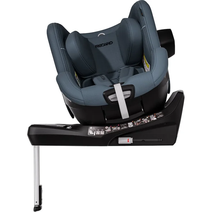 Recaro Toron 1 Kid Reboard Kindersitz mit 360° Drehfunktion, i-Size und ergonomischer Liegeposition, Gallant Grey