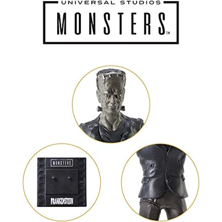 BendyFigs Universal Monsters Bendyfig Biegefigur Frankenstein Monster, 19 cm, PVC und ABS, beweglich in verschiedenen Positionen – Bild 5