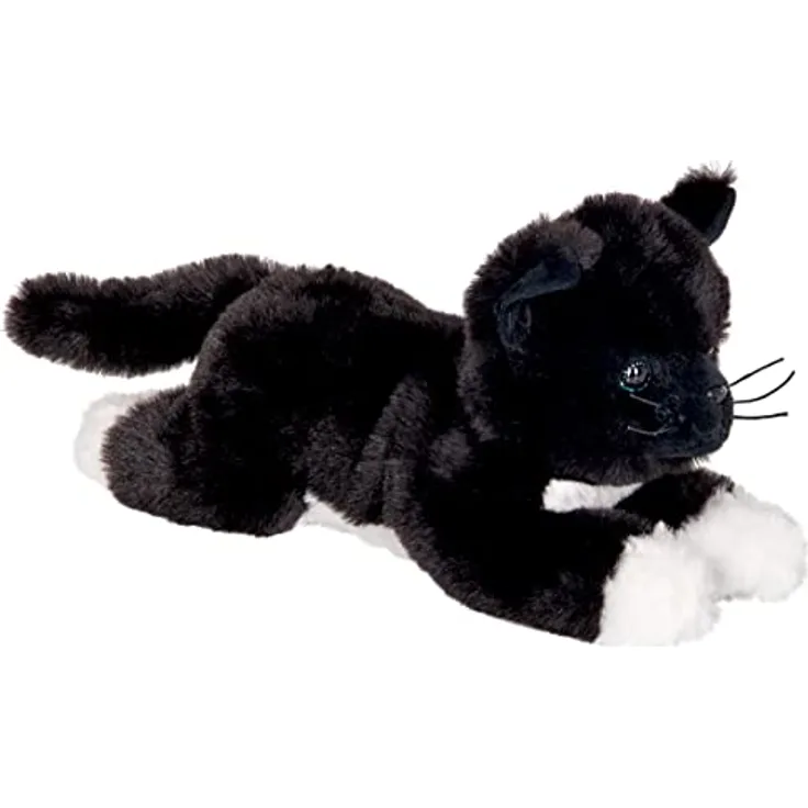 Coppenrath Verlag Liegender Kater Jack, Kuscheltier in schwarz