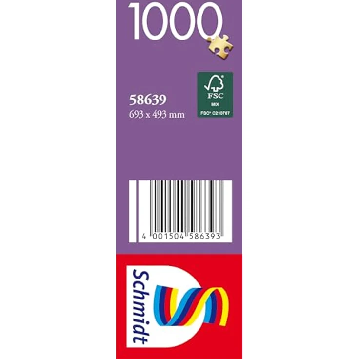 Schmidt Spiele Sommerhaus, 1000 Teile Puzzle mit 6-Sterne Premium Quality, 69,3 x 49,3 cm, fördert Geduld und Teamarbeit – Bild 2