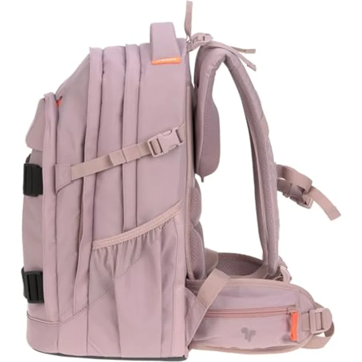 LÄSSIG Bold Origin School Backpack Mauve, Schulrucksack mit verstellbarem Rücken und viel Stauraum, 29 x 44 x 23 cm – Bild 2