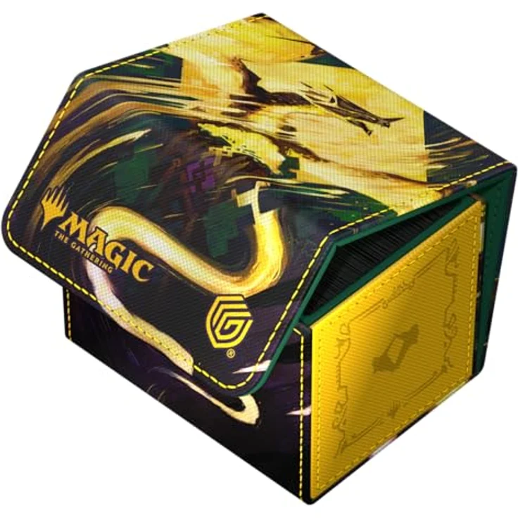Ultimate Guard Sidewinder 100+ Xenoskin, Sammelkarten Zubehör für 100 Double-Sleeve Karten, mit Magic: The Gathering "Tarkir: Dragonstorm" - Eerie Ultimatum Artwork, widerstandsfähiges Material und starker Magnetverschluss – Bild 5