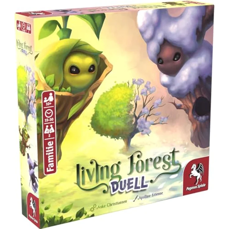 Pegasus Spiele Living Forest Duell, Brettspiel für Familien mit strategischem Gameplay – Bild 1