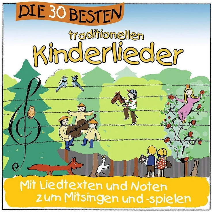 Universal Music GmbH Hörspiel Die 30 besten traditionellen Kinderlieder, Audio-CD mit Textheft und Noten zum Mitmusizieren – Bild 1