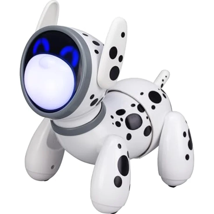 Silverlit RC-Roboter Jiggo, interaktiver Roboterhund mit Farbwechsel-Nase und Berührungssensor, shake to jiggle – Bild 4