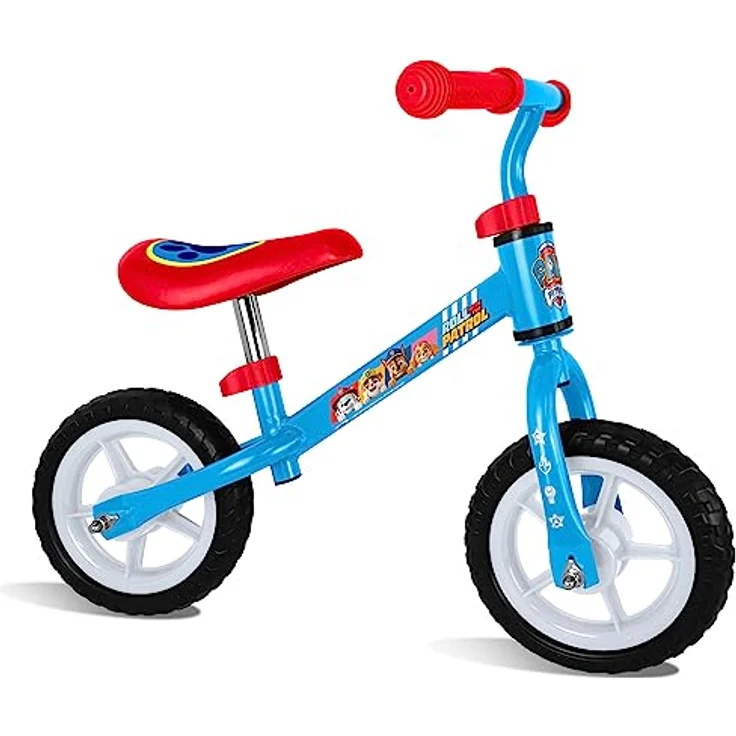 STAMP PA450006 PAW Patrol Running Bike, Blue-RED-Yellow, 25 cm – Bild 1