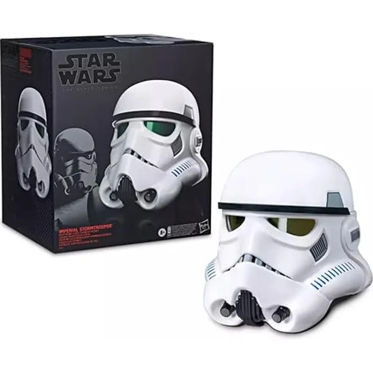 Hasbro Stormtrooper Helm, 1:1 Replika aus Rogue One: A Star Wars Story, elektronisch mit Stimmverzerrung, Weiß, One Size – Bild 2