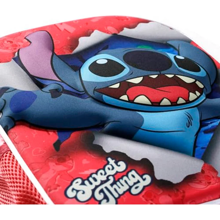 Disney Lilo und Stitch Thing-Kleiner 3D Rucksack mit Rädern, Rosa, 26 x 34 cm, Kapazität 12,5 L – Bild 5