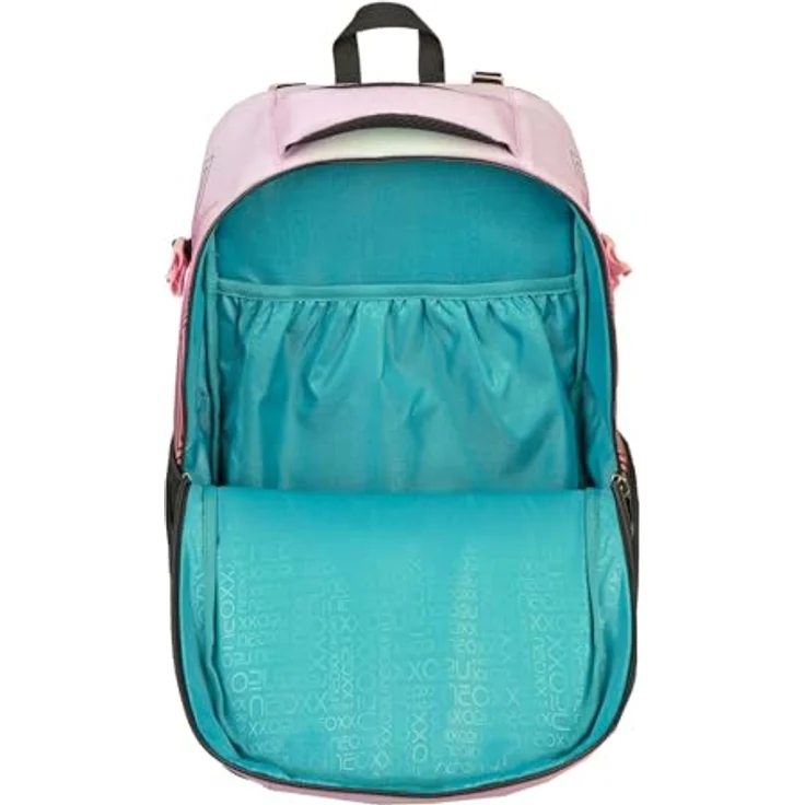 neoxx Active Pro School Backpack Sweet Like Sunset, Schulrucksack mit einstellbarem Tragesystem, 31 x 45,5 x 21 cm, ideal für Bücher und Snacks – Bild 5