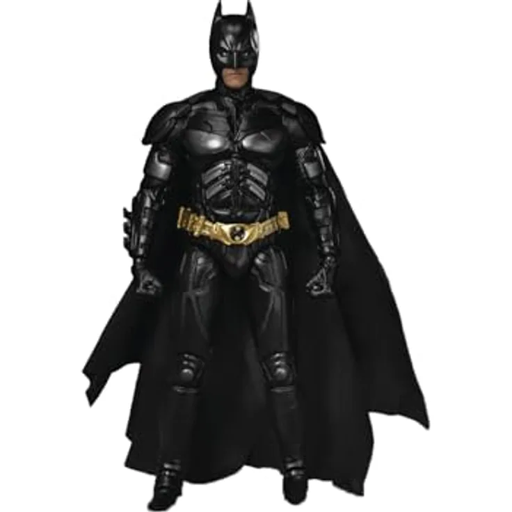 Beast Kingdom Batman (The Dark Knight) DAH-119 Dynamic 8-ction Figure, Sammelfigur mit über 22 Gelenkpunkten und hochwertigem Stoffumhang