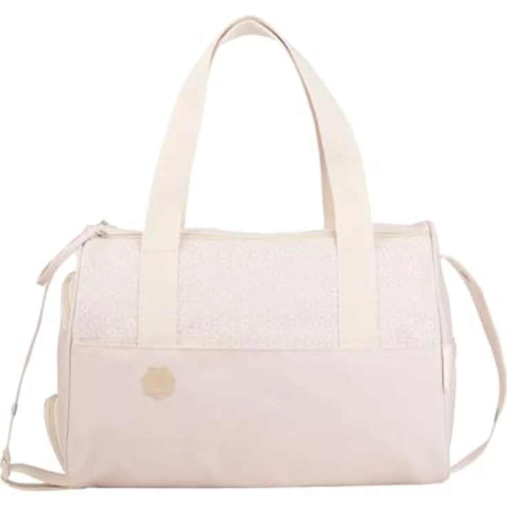 Badabulle Wickeltasche Pocketstyle Creme - Kinderwagentasche mit 23L Fassungsvermögen und Zubehör – Bild 1
