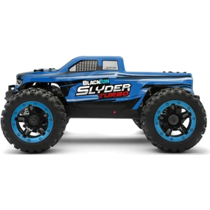 Blackzon 540201 - Slyder MT Turbo 1/16 4WD Brushless Monster Truck, Blau – Bild 2