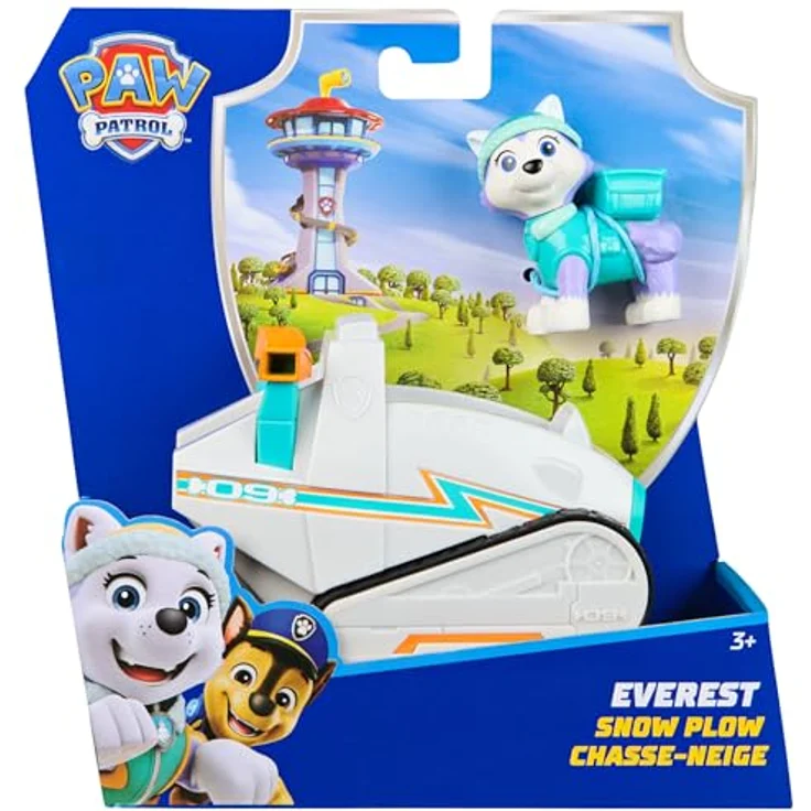 Spin Master PAW Patrol Spielzeug-Auto Everest, Schneemobil mit beweglichem Greifarm, aus recyceltem Material – Bild 2