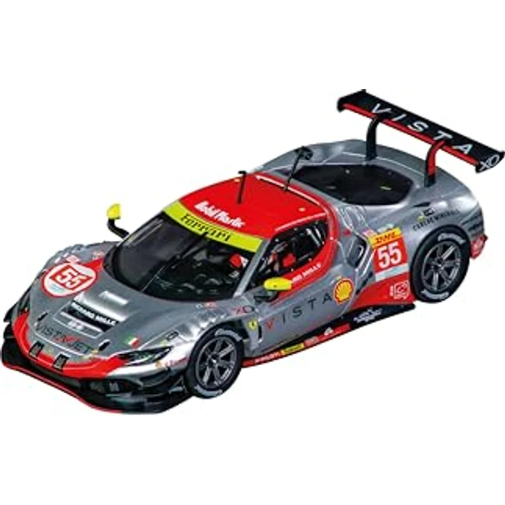 Carrera Evolution Ferrari 296 GT3 'Vista AF Corse, No.55', Slotcar mit authentischen Lichtfunktionen, digital steuerbar, detailgetreues Design – Bild 2