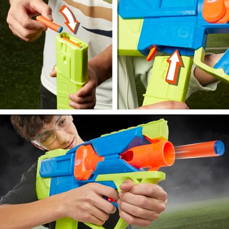 Hasbro Nerf N Series Sprinter Blaster, motorisierter Dart-Blaster mit Schnellfeuer-Action – Bild 6