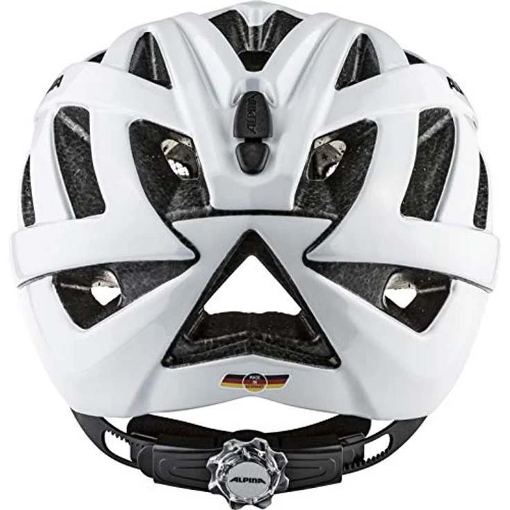 Alpina Panoma Classic White, Größe 52 - 57 cm - Fahrradhelm, Farbe Weiß – Bild 4