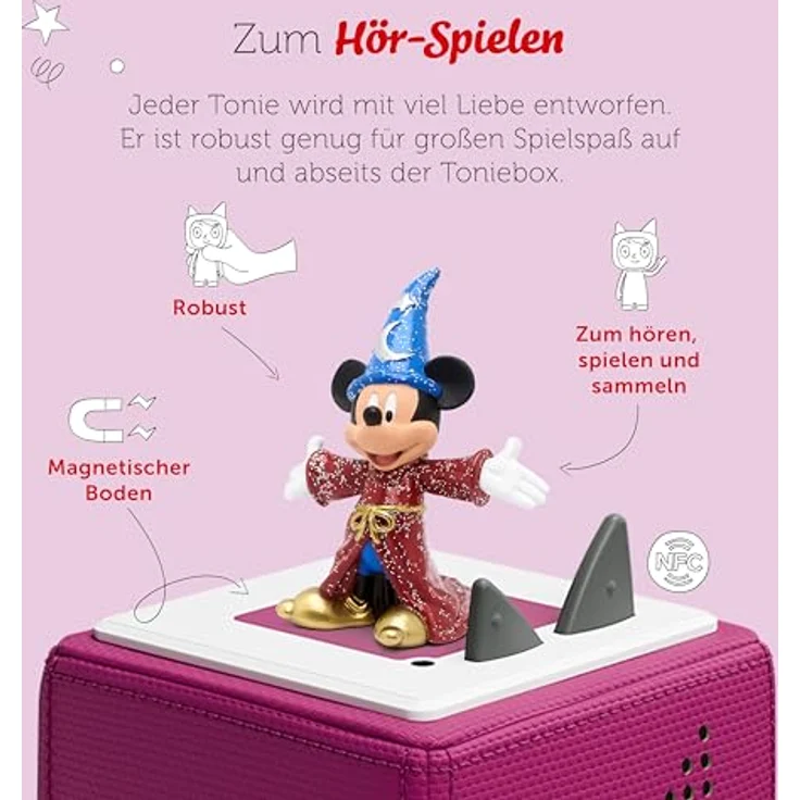 tonies Hörspielfigur Disney Fantasia, Hörfigur für die Toniebox mit klassischer Musik und fantasievollen Welten – Bild 3