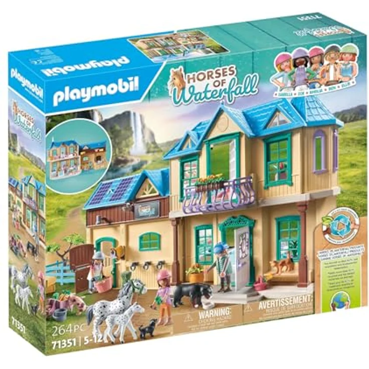Playmobil® Waterfall Ranch (71351), Horses of Waterfall Konstruktions-Spielset, (263 St) – Bild 4