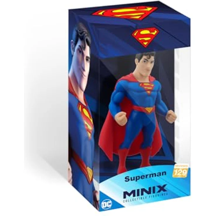 MINIX Filme #129, DC Comics - Superman Sammelfigur, 12 cm PVC-Figur in Ausstellungsbox – Bild 2