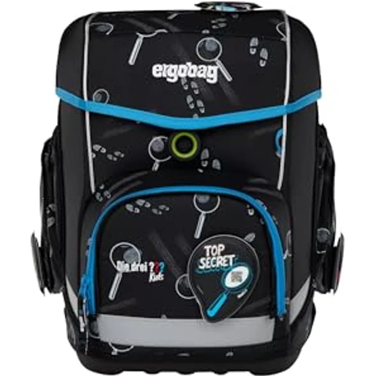 ergobag cubo Set, ergonomischer Schulrucksack 5-teilig für 1. Klasse, individualisierbar, mit Reflexion und Standfestigkeit, passende Größe 28 x 40 x 25 cm – Bild 2