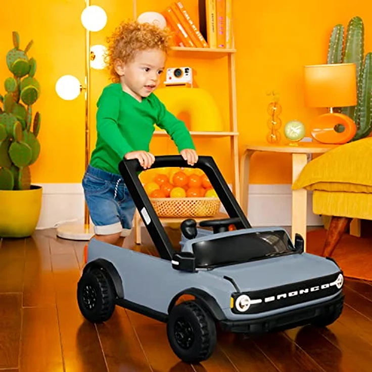 Bright Starts Ford Bronco 4-in-1 Spielmöglichkeiten Baby Lauflernwagen, Area 51 Blau, Unisex, Alter 6 Monate + – Bild 5