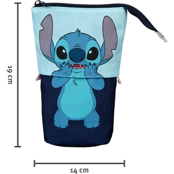 Disney Federmäppchen und Stifthalter 2in1 Stich, Lilo & Stitch 2-in-1 Etui en Pennenhouder – Bild 3