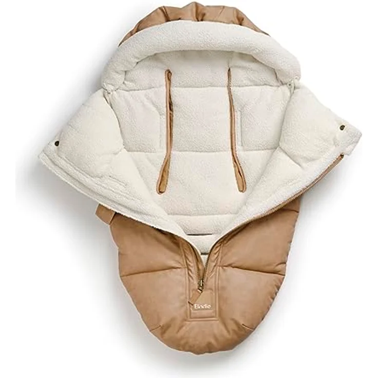 Elodie Details Universeller Fußsack, Winter Babyfußsack mit warmem Fleece, wind- & wasserabweisend, maschinenwaschbar, Aviator Brown – Bild 5
