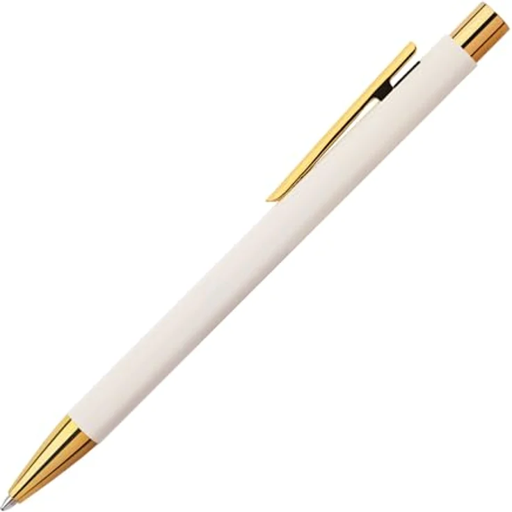 Faber-Castell Neo Slim, Kugelschreiber im modernen Design, gold marshmallow – Bild 1