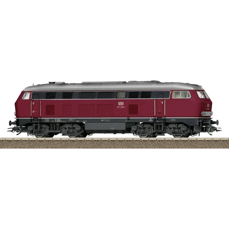 TRIX H0 22470 H0 Diesellok BR 217 der DB, purpurrot mit Digital-Decoder und umfangreichen Geräuschfunktionen