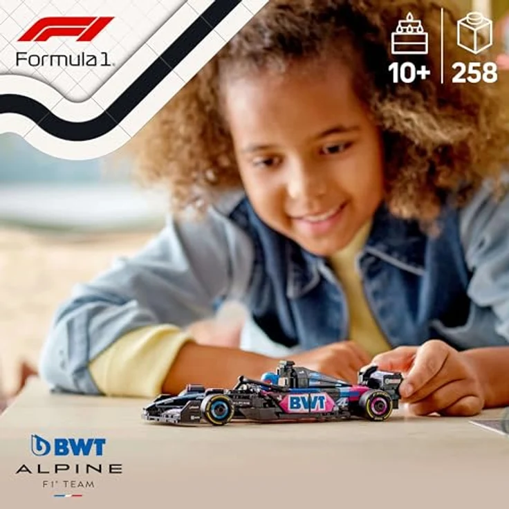 LEGO Speed Champions BBWT Alpine F1 Team A524, Formel 1 Rennwagen mit Minifigur, Spielzeug für Jungen und Mädchen ab 10 Jahren, ideales Vatertagsgeschenk – Bild 3