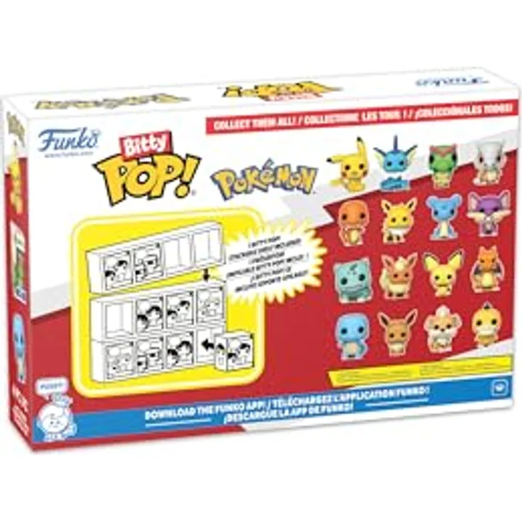 Funko Bitty Pop! Pokemon - Charmander 4PK mit Überraschungs-Mini-Figur, 0.9 Inch (2.2 cm) Sammlerstück, inkl. stapelbarem Display-Regal, perfektes Geschenk für Fans und Party-Accessoires – Bild 3